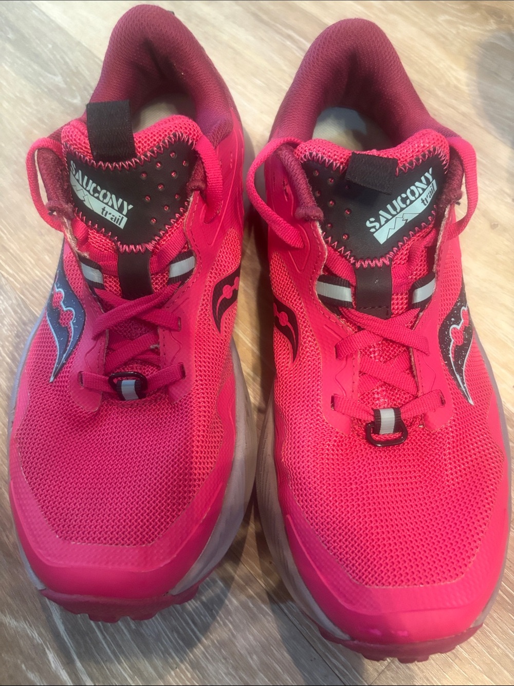 Saucony Pink Trail Running Sneakers